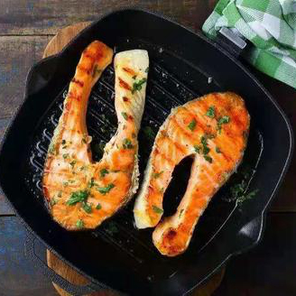 高山泉水虹鱒蛙魚扒